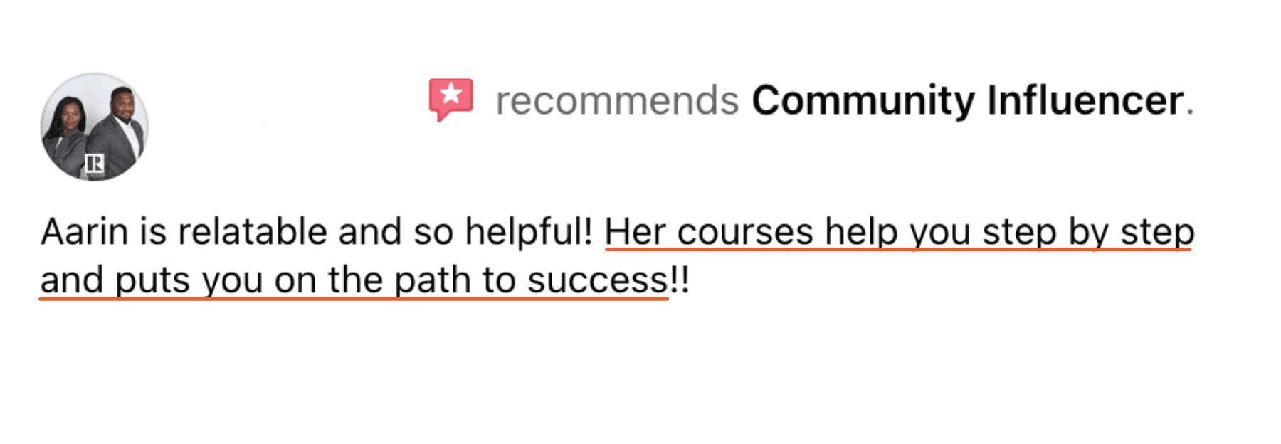 Community Influencers Reviews_36