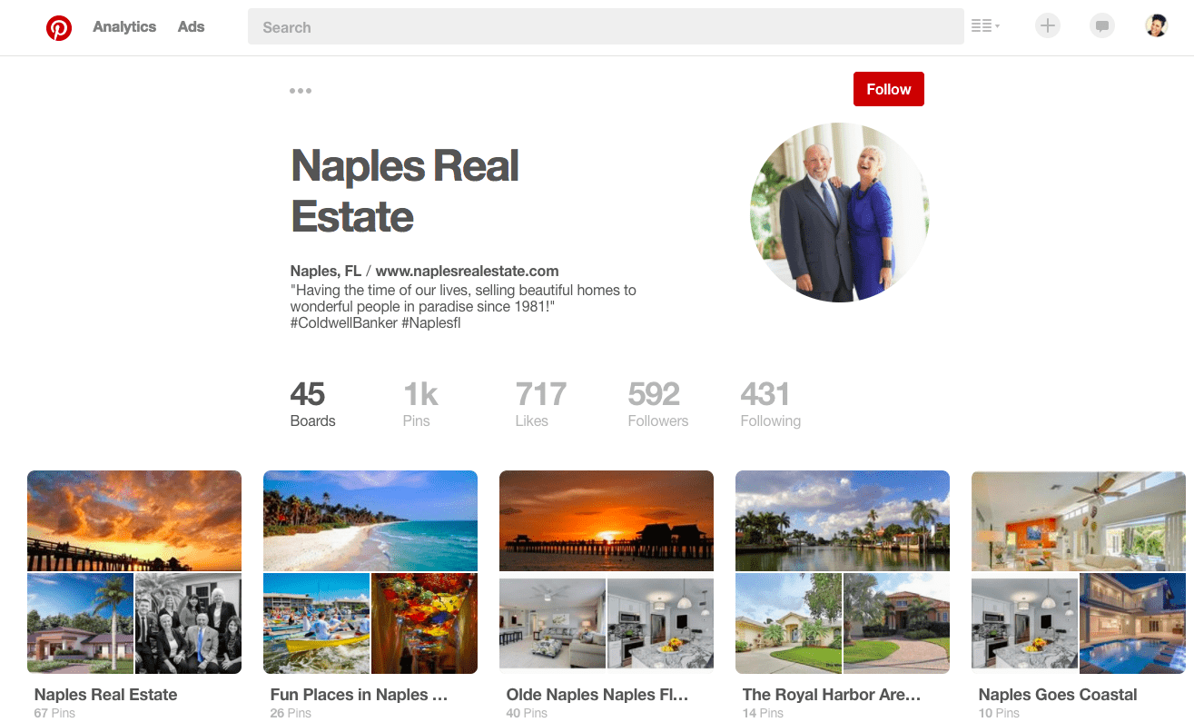 Naples Real Estate Pinterest